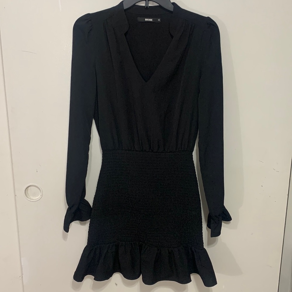 BIKBOK long sleeve ruffled dress size extra small